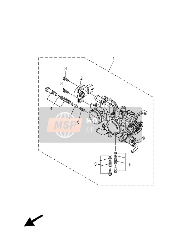 Yamaha XP500A (DNMS) 2015 Admission 2 pour un 2015 Yamaha XP500A (DNMS)